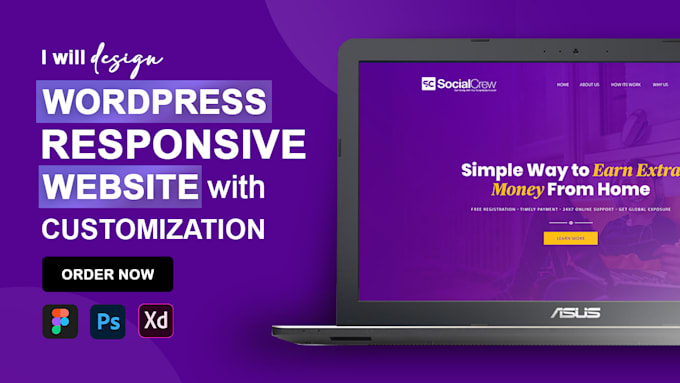 design and develop modern professional wordpress websites