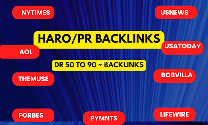 get backlinks with haro pitches and replies