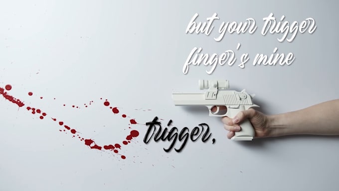 create unique animated lyrics music video