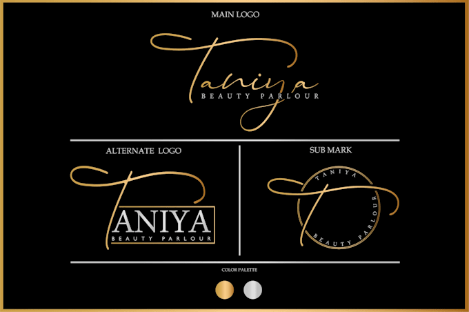 design complete signature logo and branding kit