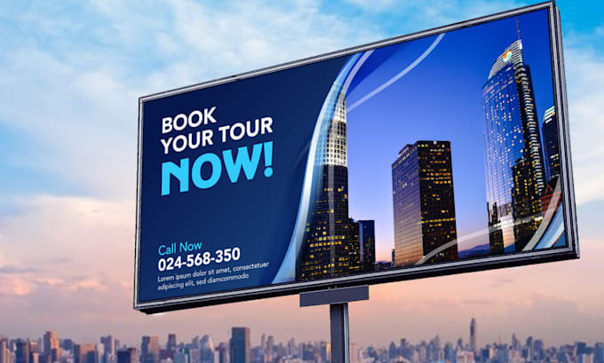 design digital and printable billboard banners