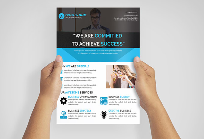 create eye catching flyer