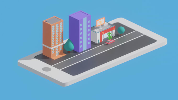 create 3d motion in isometric style