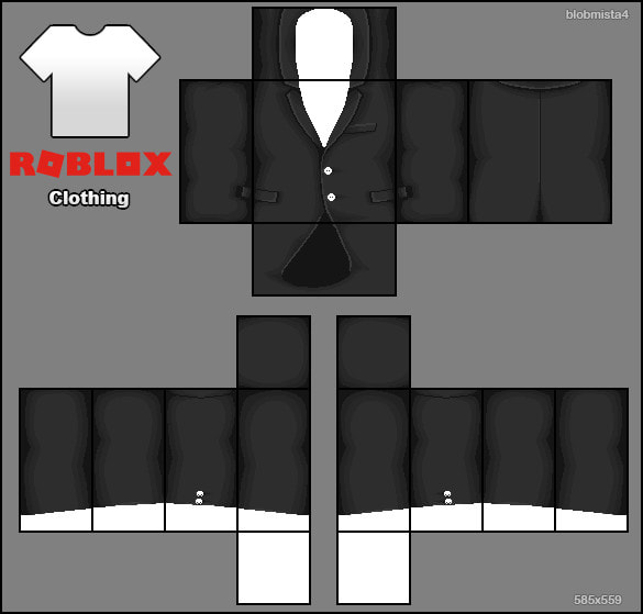 Roblox Suit T Shirt Template