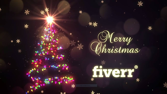 create this christmas lights video