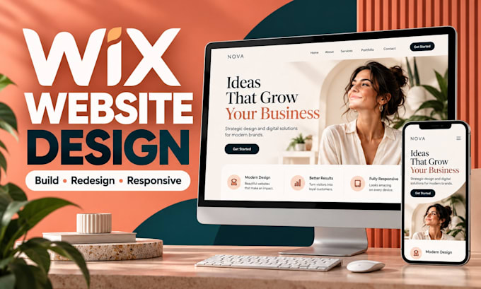 build your wix website or design and redesign your business site