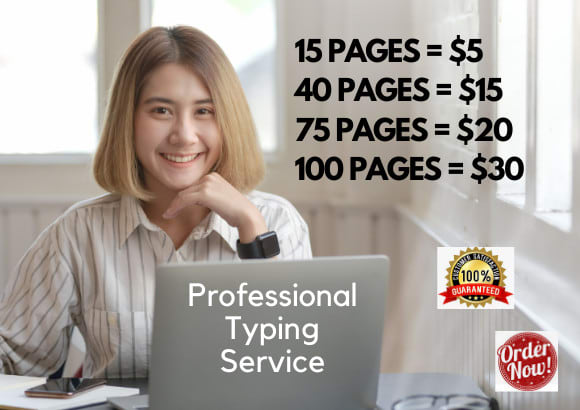 do fast typing retype scanned document, your typist, english typing