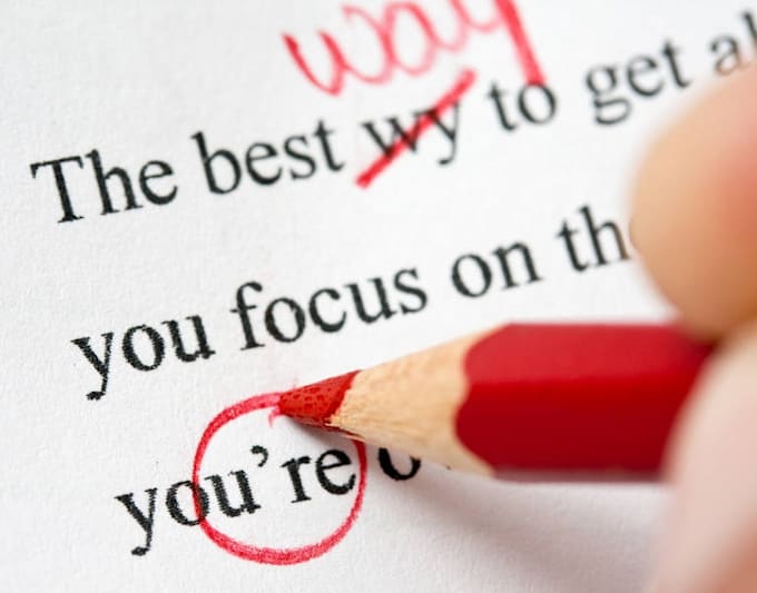 proofread/edit your English document/homework