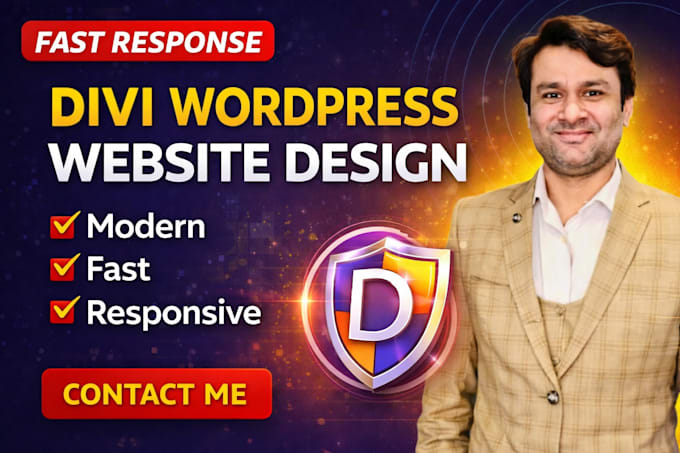 design or customize wordpress website using divi theme