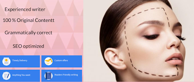 write plastic surgery article and blog post