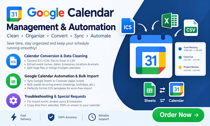 convert ics ical to excel bulk import google calendar events