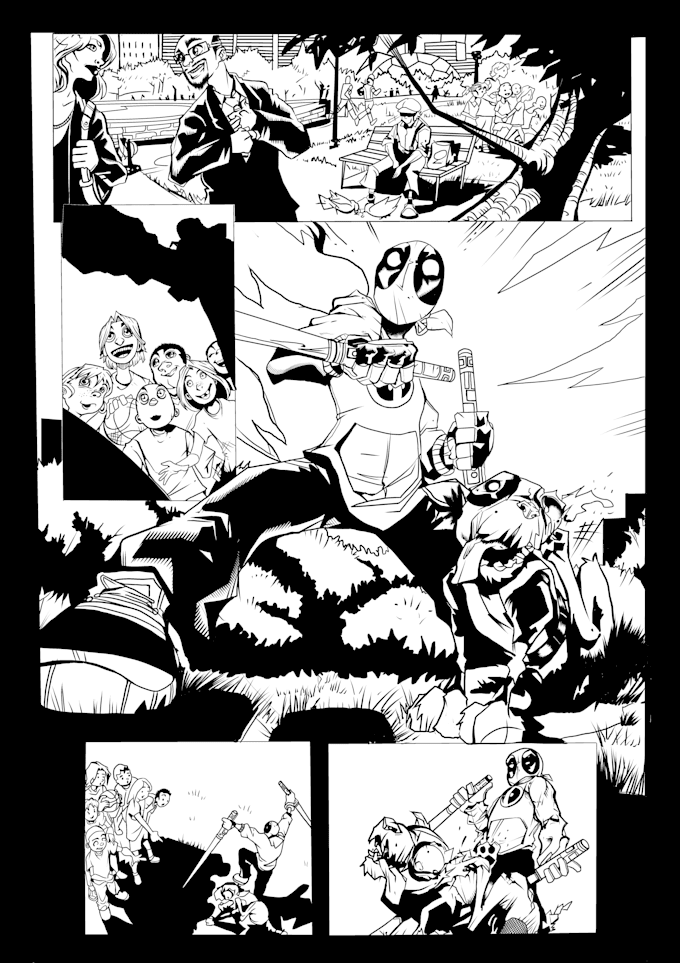 ink your illustrations, comic or manga pages
