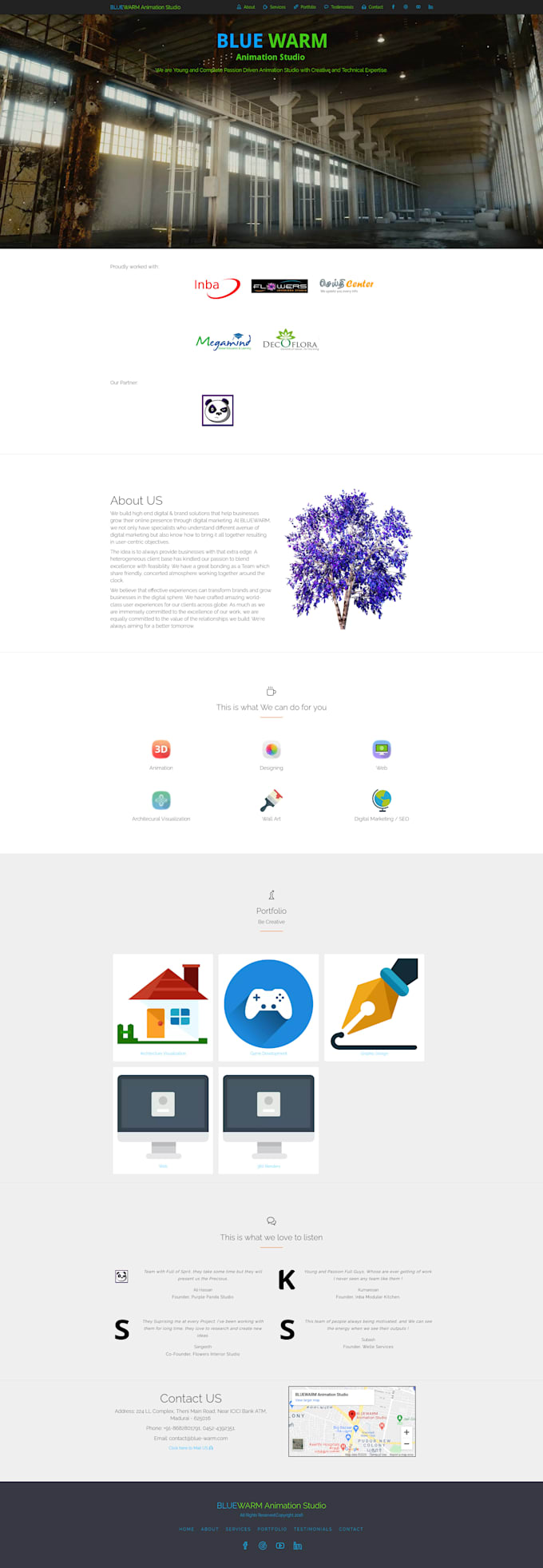 do web design and development