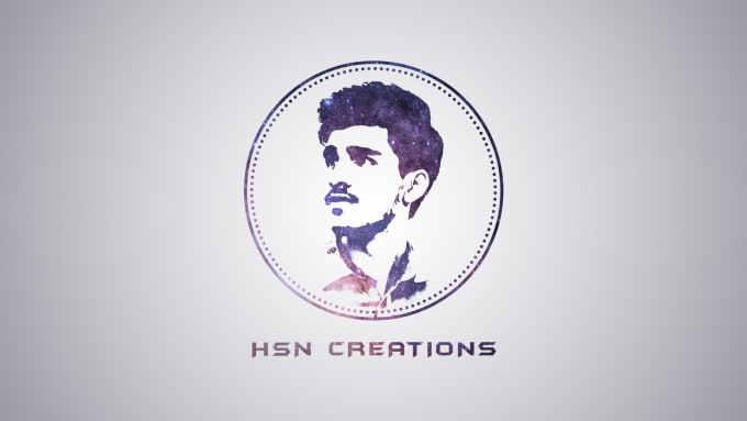 design a galaxy face logo