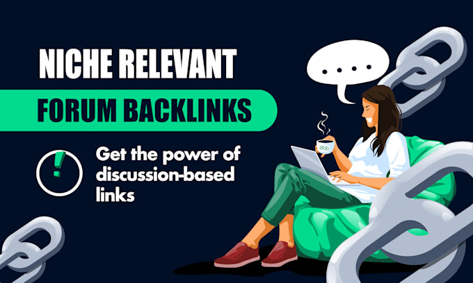 seo niche forum backlinks high dr da sites crowd marketing service link building