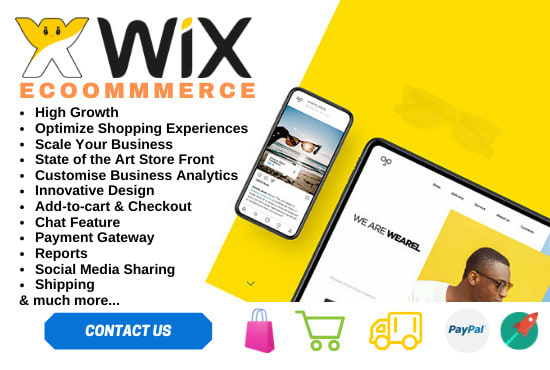 develop stunning wix ecommerce website