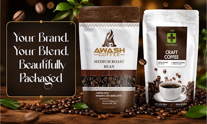 do coffee packaging and coffee label design