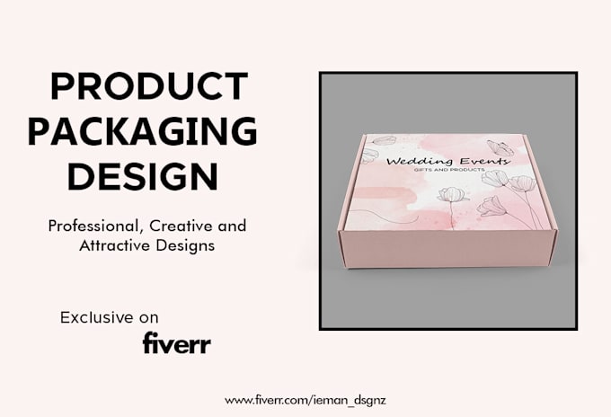 design subscription or mailer box packaging designing