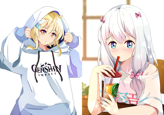 draw kawaii girl anime style