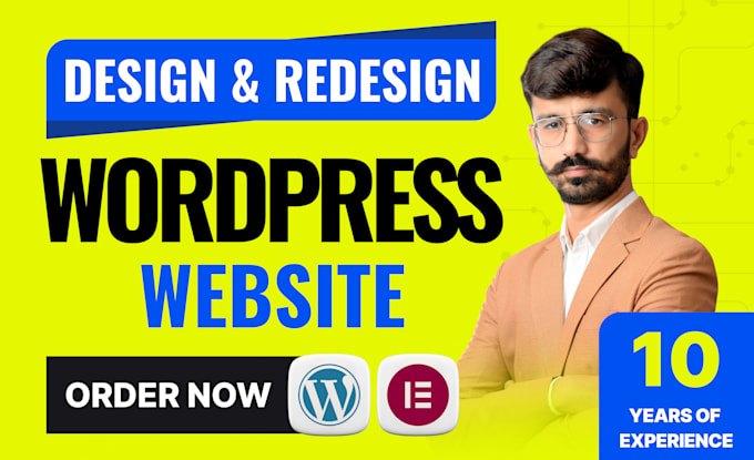 do wordpress website development, wordpress website design redesign as developer