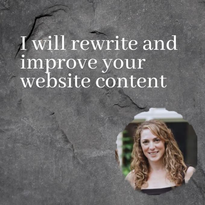 Rewrite and improve your website content