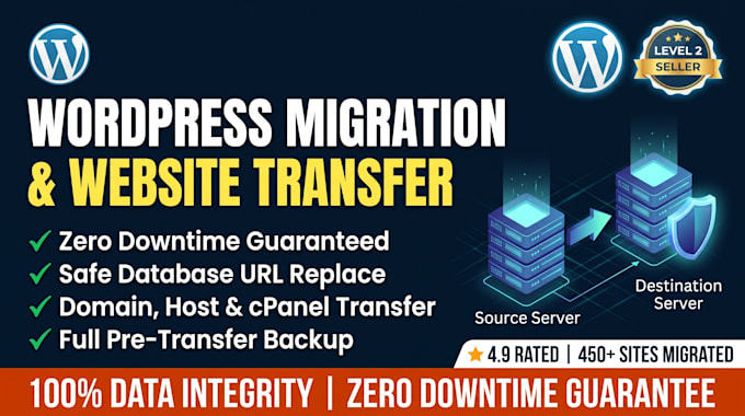 migrate, clone or transfer wordpress website