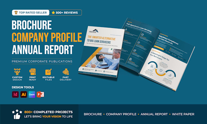 design professional business brochure