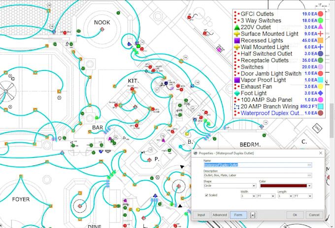 do electrical estimation, electrical takeoff, and quantity surveying