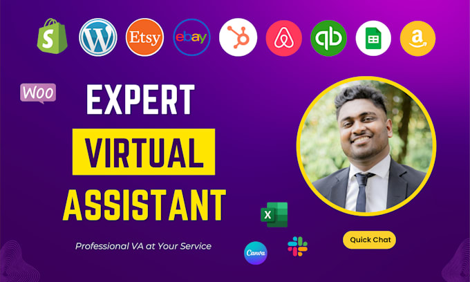 be your expert VA for ecommerce, admin assistant, and more