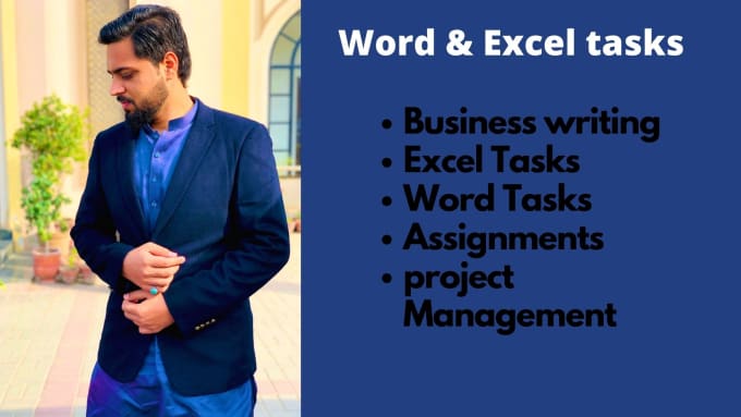Hire a freelancer to be your excel expert and ms word writing expert for tasks and assignment