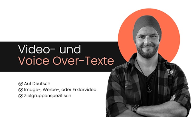 write your german video script or voiceover text