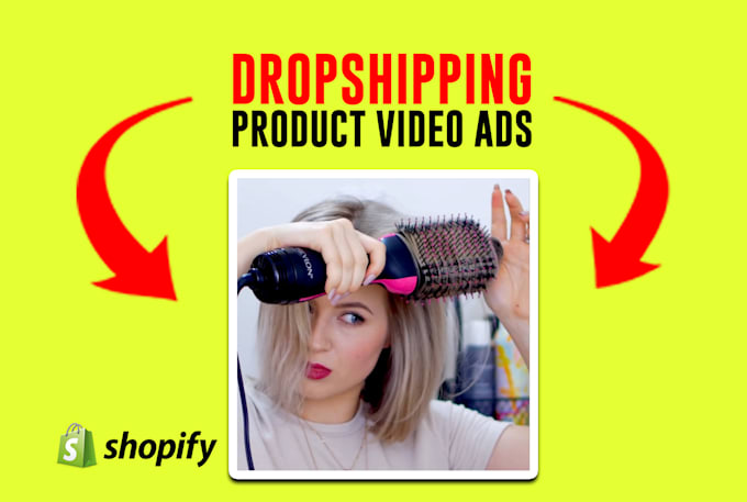 create dropshipping ad or shopify facebook video ads