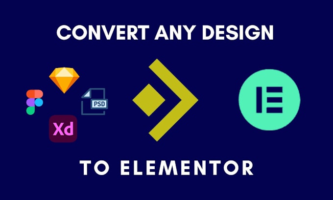 convert figma, PSD or divi to wordpress elementor website
