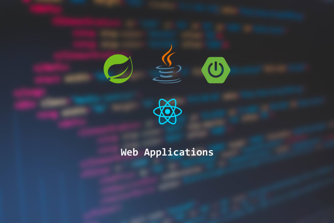 Java web application with on sale react js
