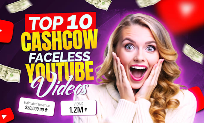 do youtube automation create top 10 cash cow videos, faceless channel