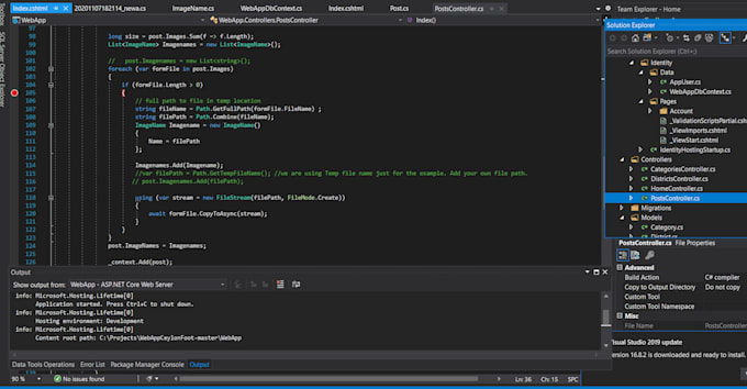 Develop dot net core web app with angular by Jonazlogo | Fiverr