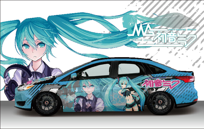 Wrap Design Livery Racing Car And Itasha Design Car By Streetdesign49 Fiverr