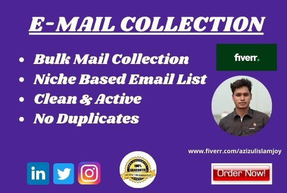 do bulk email collection for your business