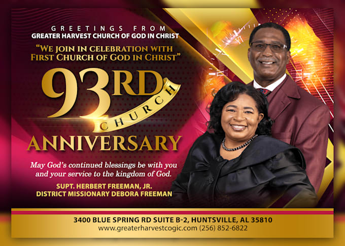 do amazing church conference flyer or program within 8hrs