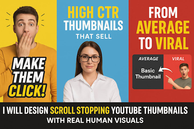 design scroll stopping youtube thumbnails that boost clicks with real hum
