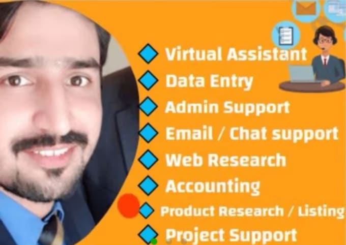 be your virtual assistant,admin support