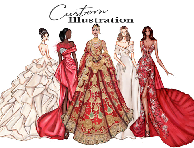 create fashion illustration and design in my style
