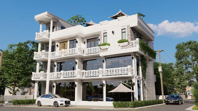 create architectural 3d rendering