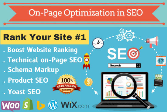 do complete yoast seo and technical on page optimization of your wordpress site