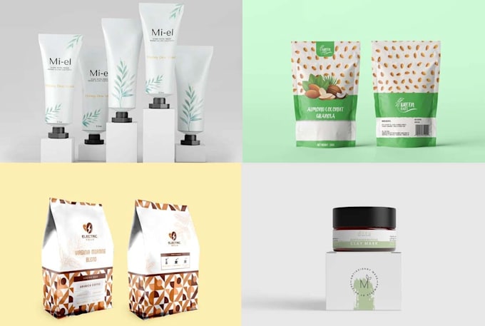 design product package, product label or product box