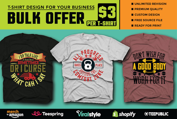 Make trendy and custom typography t shirt design by Heritageartist1 ...