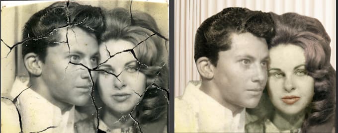 restore, repair old and damage photos