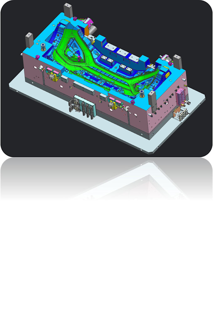 Provide mold designs for automotive plastic trims by Dukheung Fiverr