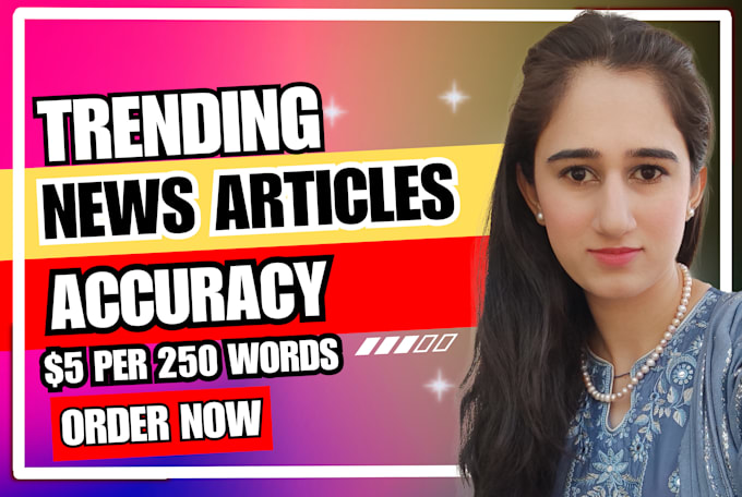 write SEO news articles or blog