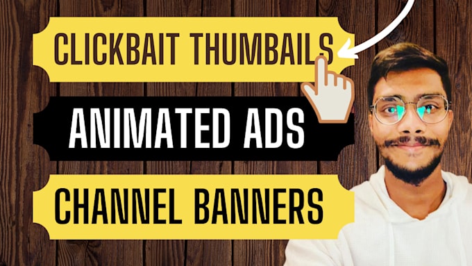 create clickbait thumbnail youtube, logo and banner facebook instagram